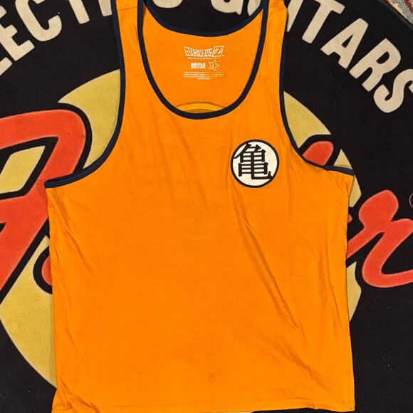 Dragon Ball Z Orange Graphic Tank Top - Size L - Picture 1 of 3